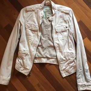 Khaki Abercrombie kids spring coat